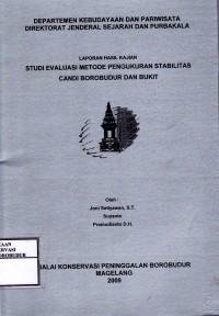Image of Studi Evaluasi Metode Pengukuran Stabilitas Candi Borobudur dan Bukit