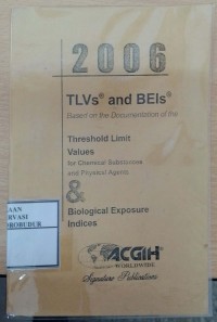 Image of Threshold limit values for chemical substances and physical agents & biological exposure indices