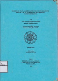Image of Kombinasi Data Laser Scanning dan Fotogrametri Digital untuk Pemodelan Tiga Dimensi Candi Borobudur