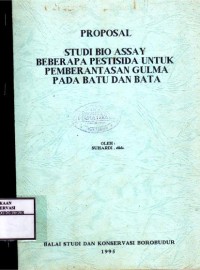 Image of Proposal Studi Bio Assay Beberapa Pestisida untuk Pemberantasan Gulma pada batu dan Bata