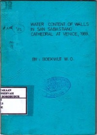 Image of Water Content of Walls in San Sabastiano Cathedral At Venice, 1969