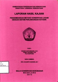 Image of Pengembangan Metode Konservasi Logam dengan Sistem Perlindungan Katodik