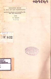 Image of Supporting Report C.Soil and Land Clasification Magelang, Medari, Yogyakarta, Klaten and Surakarta