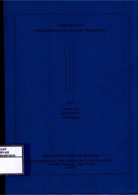 Image of Laporan Studi Pengawetan Kayu secara tradisional