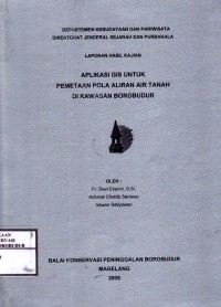 Image of Aplikasi GIS untuk Pemetaan Pola Aliran Air Tanah Di Kawasan Borobudur