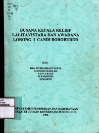 Image of Busana Kepala Relief Lalitavistara dan Awadana Lorong I Candi Borobudur