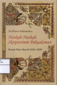 Image of Naskah-Naskah Skriptorium Pakualaman periode Paku Alam II (1830-1858)