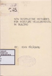 Image of Non Destructive Methodes For Moisture Measurements In Building