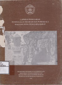 Image of Laporan Pemugaran Peninggalan Sejarah dan Purbakala Bali dan Nusa Tenggara Barat