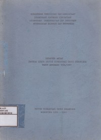 Image of Kerangka Acuan Program Kerja Proyek Konservasi Candi Borobudur