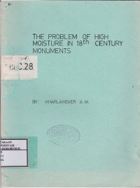 Image of The Problem of High Moisture in 18th Century Monuments