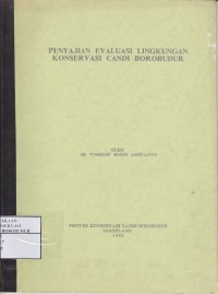 Image of Penyajian Evaluasi Lingkungan Konservasi Candi Borobudur