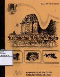 Image of Kecamatan dalam angka : kecamatan mungkid 2013