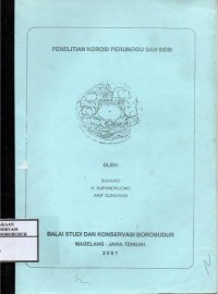 Image of Penelitian Korosi Perunggu dan Besi