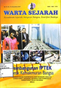 Image of Warta Sejarah Vol.10 No.18 Desember 2011